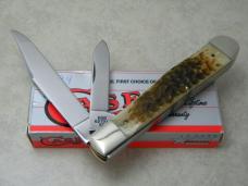 Case XX USA Rogers Bone ROG 6211 1/2 SS Large Jack NKCA Club Knife NIB