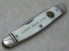 Western Boulder Colo. Cracked Ice Pen Knife - Climax Molybdenum Safety Award 1952 