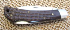 Case XX 1976 Wood Handle Lock Back Pattern # 61051L  SSP