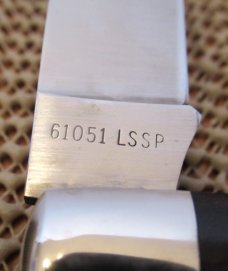 Case XX 1976 Wood Handle Lock Back Pattern # 61051L  SSP