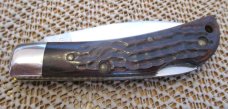 Case XX 1976 Wood Handle Lock Back Pattern # 61051L  SSP