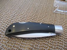 Case XX 1977 Black Delrin Handle Lock Back Pattern # 21051L  SSP