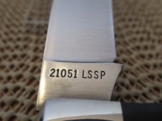 Case XX 1977 Black Delrin Handle Lock Back Pattern # 21051L  SSP