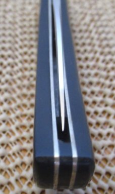 Case XX 1977 Black Delrin Handle Lock Back Pattern # 21051L  SSP
