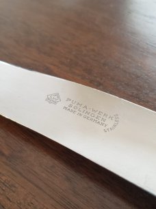 Huge PUMA Carving Knife - Solingen, Germany - Beautiful Stag