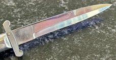 Rizzuto Estileto Milano Korea Clone Swing Guard Switchblade Knife, Unused 
