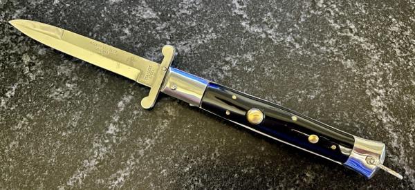 Rizzuto Estileto Milano Japan Swing Guard Switchblade Knife, Unused 