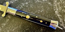 Rizzuto Estileto Milano Japan Swing Guard Switchblade Knife, Unused 