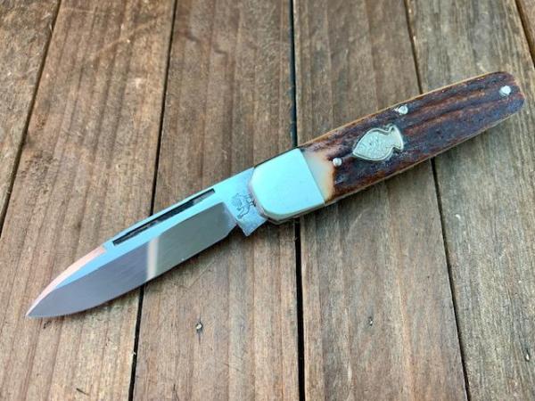 Hen and Rooster A.G. Russell Era Ace of Spades Coffin Jack Stag Bertram Cutlery Solingen Germany