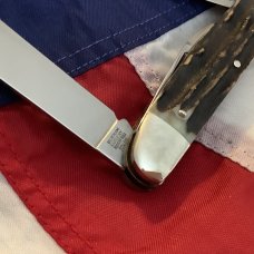 Hen & Rooster -Bertram Cutlery 2010 Large “Moon Shiner” Congress w/ Nice Stag Handles