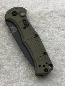 Benchmade Prototype 9570BK-1 Mini Claymore Push Button Auto With Integrated Safety NIB Made In USA