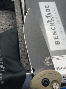 Benchmade Prototype 9570BK-1 Mini Claymore Push Button Auto With Integrated Safety NIB Made In USA