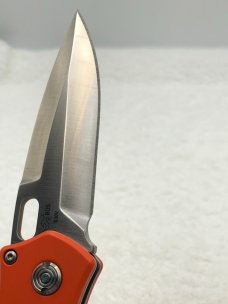 Buck Impact Push Button Auto Knife 0898ORS Sliding Safety Lock NIB Made In USA Discontinued