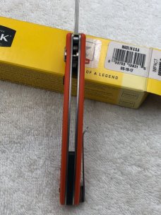 Buck Impact Push Button Auto Knife 0898ORS Sliding Safety Lock NIB Made In USA Discontinued