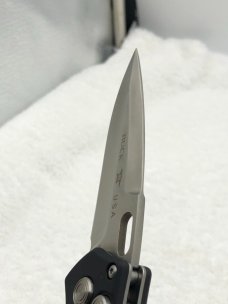 Buck Impact Push Button Auto Knife 0898BKS Sliding Safety Lock NIB Made In USA Discontinued