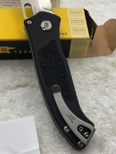 Buck Impact Push Button Auto Knife 0898BKS Sliding Safety Lock NIB Made In USA Discontinued