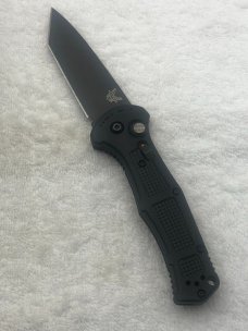 Benchmade Prototype 9071BK Claymore Push Button Auto Integrated Safety New In Box Made In USA 