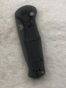 Benchmade Prototype 9071BK Claymore Push Button Auto Integrated Safety New In Box Made In USA 