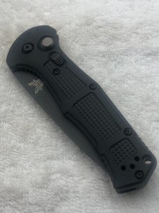 Benchmade Prototype 9071BK Claymore Push Button Auto Integrated Safety New In Box Made In USA 