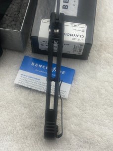 Benchmade Prototype 9071BK Claymore Push Button Auto Integrated Safety New In Box Made In USA 