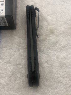 Benchmade Prototype 9570 BK Mini Claymore Push Button Auto Integrated Safety New In Box Made In