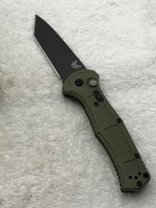 Benchmade Prototype 9071BK-1 Claymore Push Button Auto Integrated Safety New In Box Made In USA