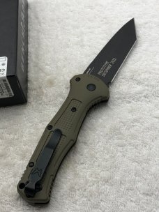 Benchmade Prototype 9071BK-1 Claymore Push Button Auto Integrated Safety New In Box Made In USA