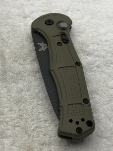 Benchmade Prototype 9071BK-1 Claymore Push Button Auto Integrated Safety New In Box Made In USA