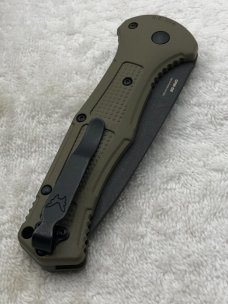 Benchmade Prototype 9071BK-1 Claymore Push Button Auto Integrated Safety New In Box Made In USA