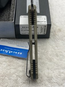Benchmade Prototype 9071BK-1 Claymore Push Button Auto Integrated Safety New In Box Made In USA