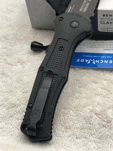 Benchmade Prototype 9071SBK Claymore Push Button Auto With Integrated Safety New In Box Made In USA