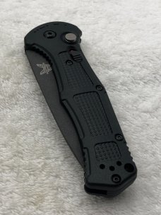 Benchmade Prototype 9071SBK Claymore Push Button Auto With Integrated Safety New In Box Made In USA