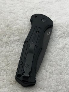Benchmade Prototype 9071SBK Claymore Push Button Auto With Integrated Safety New In Box Made In USA