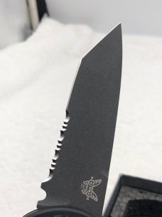 Benchmade Prototype 9071SBK Claymore Push Button Auto With Integrated Safety New In Box Made In USA