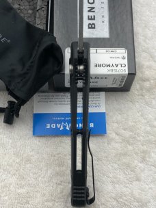 Benchmade Prototype 9071SBK Claymore Push Button Auto With Integrated Safety New In Box Made In USA