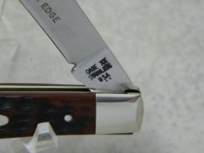 Case XX Stainless USA 2 Dot 1978 Delrin 61046 SSP Tested XX Razor Edge Slimline Trapper Knife