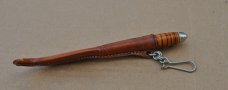 Small Puukko Mint With Original Sheath 4 1/2" OAL Birch Handle Hump Back Pommel Name In Fuller