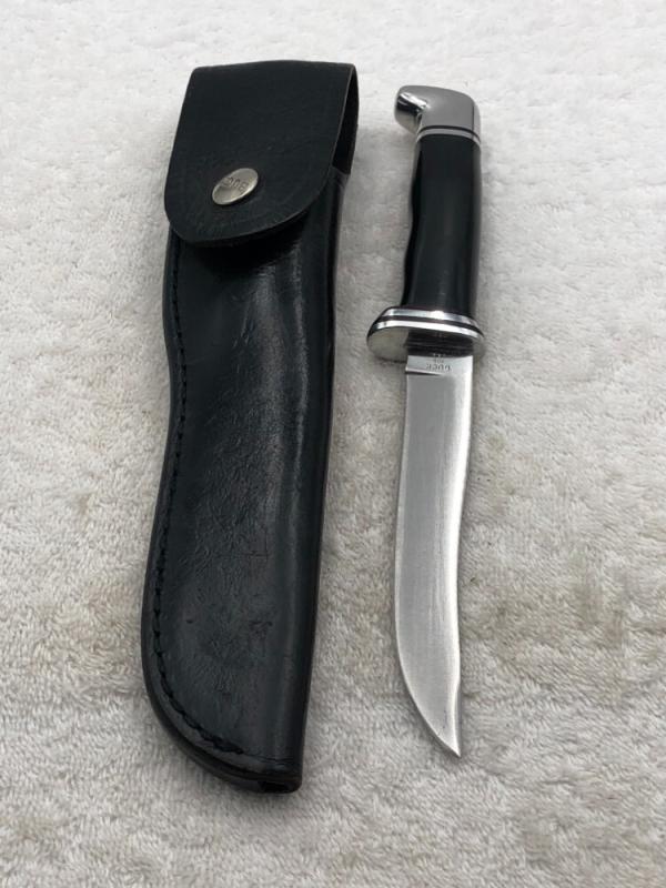 Vintage Buck Pre-1986 105 Pathfinder Fixed Blade Sheath Knife Made In USA