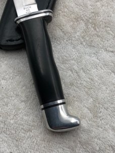 Vintage Buck Pre-1986 105 Pathfinder Fixed Blade Sheath Knife Made In USA