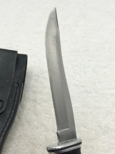 Vintage Buck Pre-1986 105 Pathfinder Fixed Blade Sheath Knife Made In USA