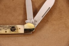 Hen & Rooster Canoe 3 Blade Deer Stag Handles BNIB