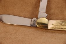 Hen & Rooster Canoe 3 Blade Deer Stag Handles BNIB