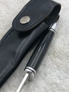Vintage Buck Pre-1986 102 Woodsman Fixed Blade Sheath Knife Made In USA