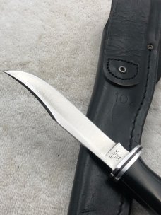Vintage Buck Pre-1986 102 Woodsman Fixed Blade Sheath Knife Made In USA