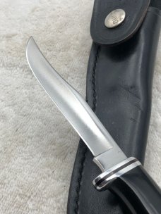 Vintage Buck Pre-1986 102 Woodsman Fixed Blade Sheath Knife Made In USA