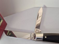 Robeson Mastercraft by Queen Congress #32 4 Blade Black Buffalo Horn Handle 1 of 200