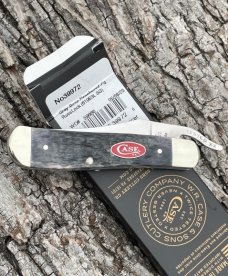 CASE XX ** SFO GRAY BONE PEACH SEED JIG RED OVAL SHIELD RUSSLOCK