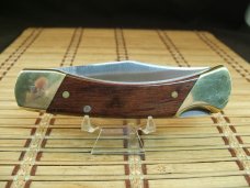 SCHRADE UNCLE HENRY LB7 BEAR PAW VINTAGE U.S.A. MADE FOLDING LOCKBACK UNUSED POCKET KNIFE & SHEATH