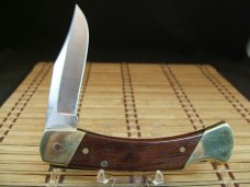 SCHRADE UNCLE HENRY LB7 BEAR PAW VINTAGE U.S.A. MADE FOLDING LOCKBACK UNUSED POCKET KNIFE & SHEATH