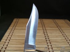 SCHRADE UNCLE HENRY LB7 BEAR PAW VINTAGE U.S.A. MADE FOLDING LOCKBACK UNUSED POCKET KNIFE & SHEATH
